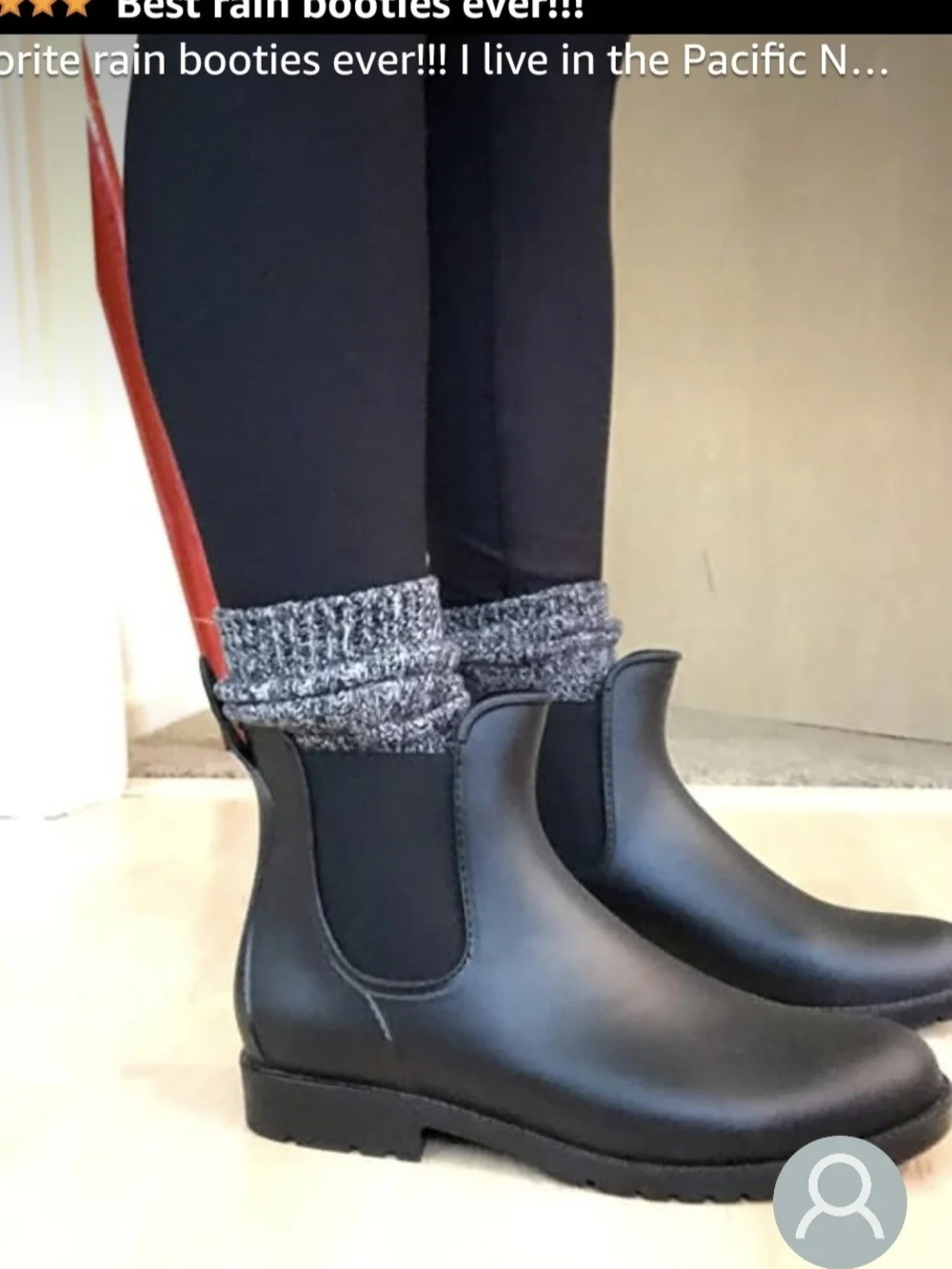 NEW Chelsea Rain Boots, Womens 7